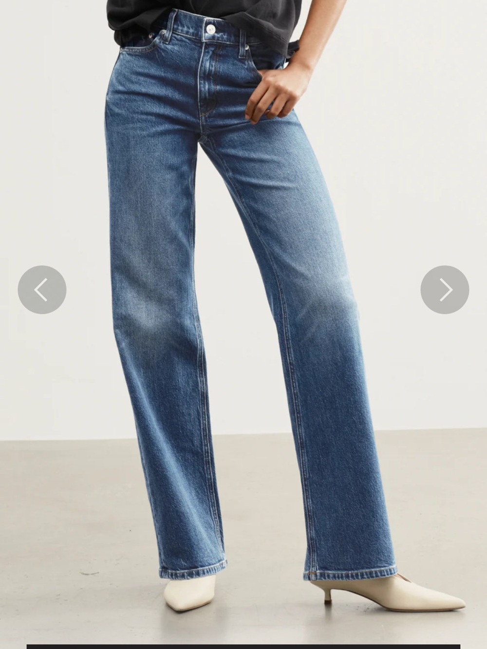 AYR secret sauce Wide-Leg Flare Jeans - Medium Blue Wash 26S